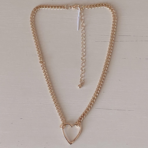 Madewell Jewelry - NWOT Madewell 14” gold toned heart necklace